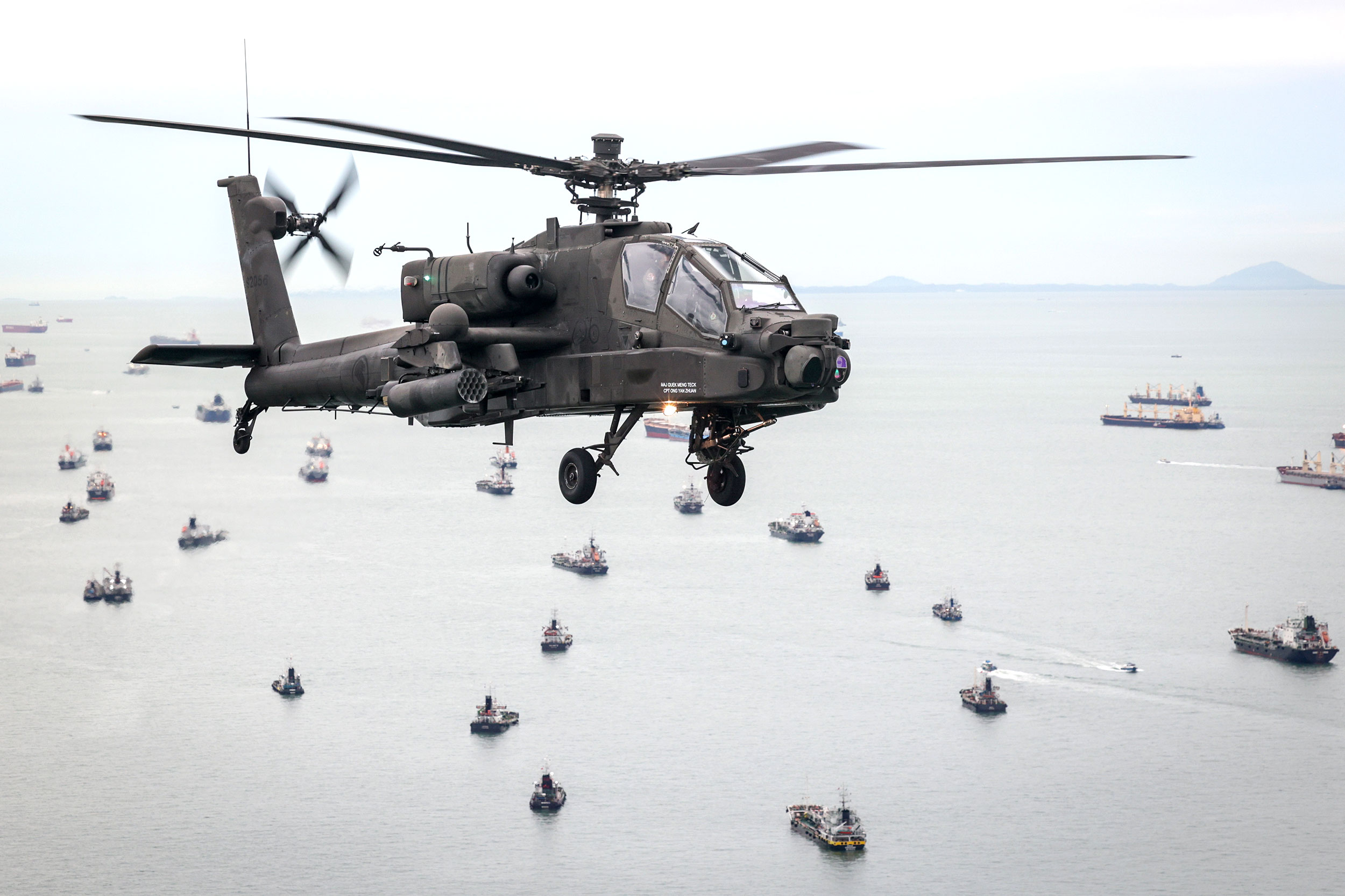 Helicopter display