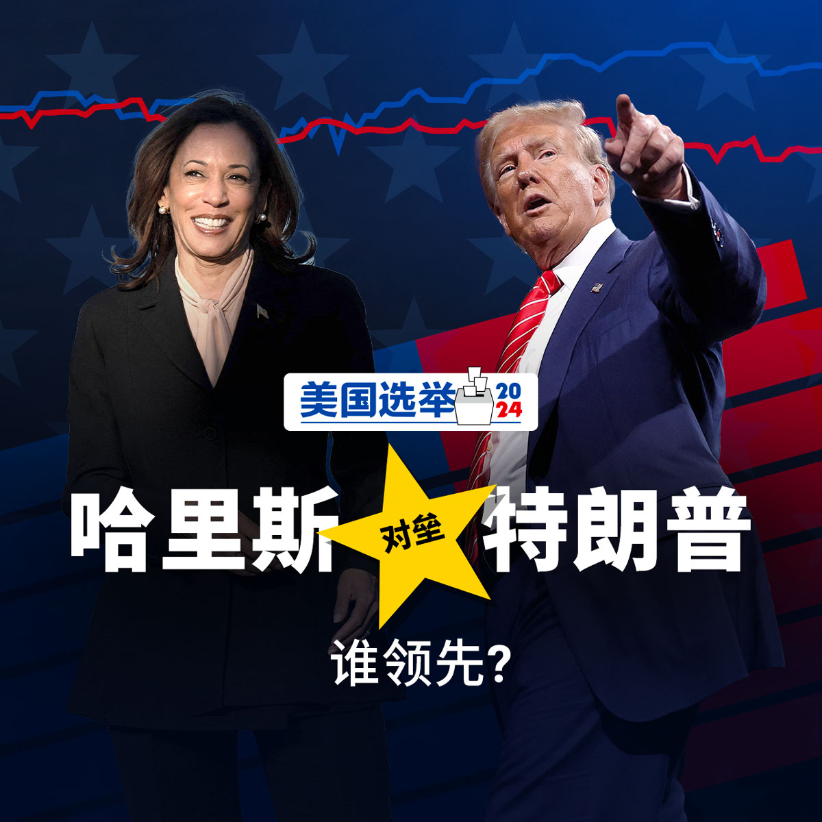 哈里斯对垒特朗普谁领先? - 美国总统选举2024 | 联合早报